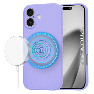 Husa iPhone 17 SoftFlex Magsafe violet - Img 1