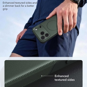 Husă iPhone 18 Pro Max - ESR Cyber HaloLock - Olive Green - Img 2