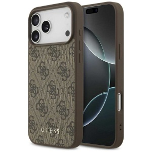 Husa iPhone 18 Pro Max Guess 4G Classic Logo Maro