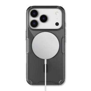 Husă iPhone 18 Pro Max - Nillkin Nature TPU Pro MagSafe - Transparent Black - Img 5