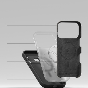 Husă iPhone 18 Pro Max - Ringke - Silicone MagSafe - Black - Img 5