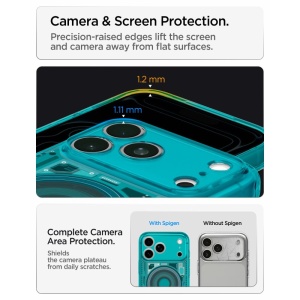Husă iPhone 18 Pro Max Spigen Ultra Hybrid C-One - Bondi Blue - Img 3