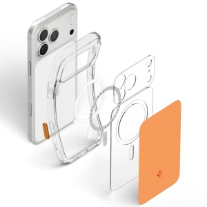 Husă iPhone 18 Pro Max - Spigen - Ultra Hybrid T MagSafe - Glossy Orange - Img 10
