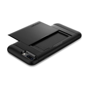 Husa Iphone 8 Plus/Iphone 7 Plus-Spigen Slim Armor CS Neagra - Img 4