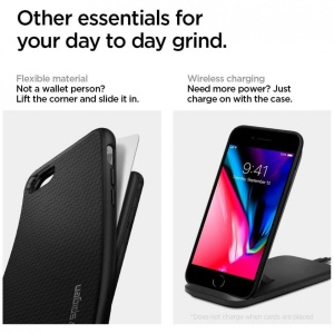Husa Iphone SE 3(2022),SE 2 (2020) -Spigen Liquid Air- Negru mat - Img 5