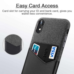 Husa Iphone XR -ESR Metro Wallet- Negru/Gri - Img 2