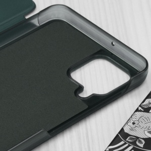 Husa Samsung Galaxy A22 5G -Eco Leather View Case-Dark Green - Img 3