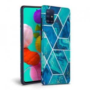 Husa Samsung Galaxy A51 -Tech Protect Marble-Blue - Img 1