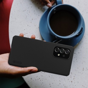 Husa Samsung Galaxy A53 - Nillkin Super Frosted Shield Pro Albastra - Img 3