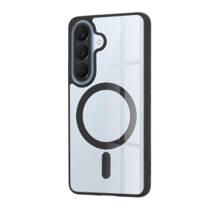 Husa Samsung Galaxy A57 Magsafe Pro transparenta margini negre - Img 3