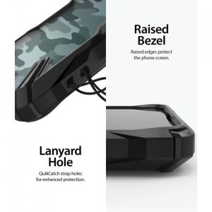 Husa Samsung Galaxy A71 - Ringke Fusion X- Camo Black - Img 2
