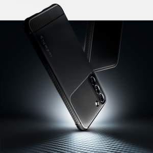 Husa Samsung Galaxy S22 Plus - Spigen Rugged Armor -Neagra - Img 3