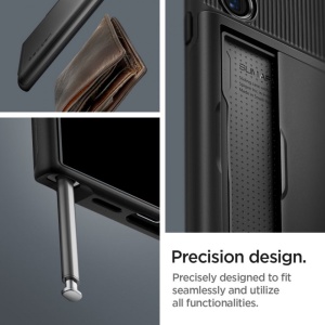 Husa Samsung Galaxy S24 Ultra - Spigen Slim Armor CS Neagra - Img 7