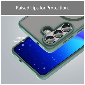 Husa Samsung Galaxy S26 HaloFrost Magsafe verde - Img 5