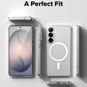 Husa Samsung Galaxy S26 Ringke Fusion Magnetic Magsafe Matte Clear - Img 7