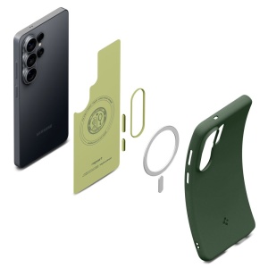 Husa Samsung Galaxy S26 Ultra Caseology Nano Pop Magsafe Avo Green by Spigen - Img 11
