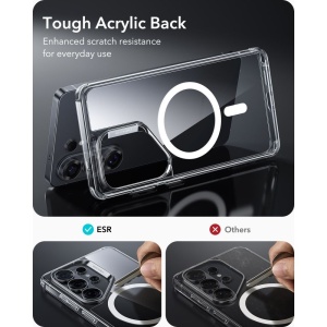 Husa Samsung Galaxy S26 Ultra Classic Hybrid HaloLock cu MagSafe de la ESR transparenta - Img 2