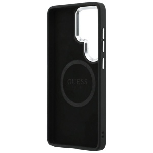 Husa Samsung Galaxy S26 Ultra Guess Embossed Ring Triangle Logo MagSafe neagra - Img 6