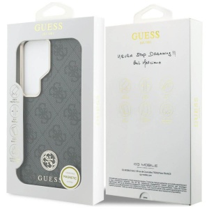 Husa Samsung Galaxy S26 Ultra Guess Rhinestone Round Logo MagSafe Neagra - Img 2
