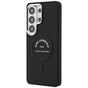 Husa Samsung Galaxy S26 Ultra Karl Lagerfeld Wrapped Leather with Karl RSG Logo MagSafe neagra - Img 5