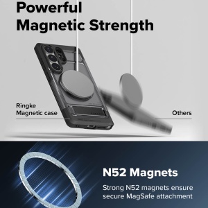 Husa Samsung Galaxy S26 Ultra Ringke UX Magnetic smoke black - Img 6