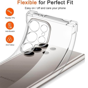 Husa Samsung Galaxy S26 Ultra Shockproof Clear Silicone Magsafe transparenta - Img 4