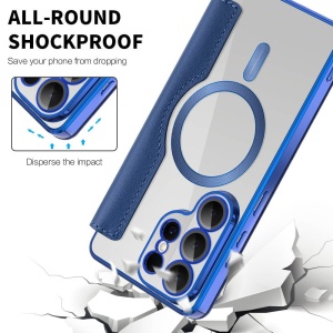 Husa Samsung Galaxy S26 Ultra SmartMag Book Case Albastra - Img 6