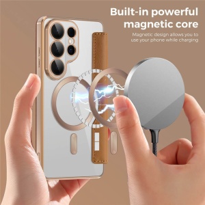 Husa Samsung Galaxy S26 Ultra SmartMag Book Case Maro - Img 3