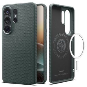 Husa Samsung Galaxy S26 Ultra Spigen Liquid Air Mag Magsafe Abyss Green