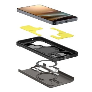 Husa Samsung Galaxy S26 Ultra Spigen Tough Armor Mag Magsafe Gunmetal - Img 6