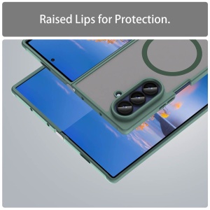 Husa Samsung Galaxy Z Fold 7 HaloFrost Magsafe Verde - Img 4
