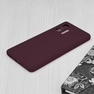 Husa Xiaomi 11T /11T Pro -Soft Edge Silicone Violet Pruna - Img 4