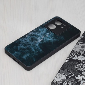 Husa Xiaomi 13T Pro / 13T - Printing Glass Blue Nebula - Img 3