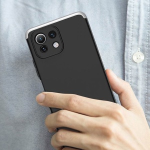 Husa Xiaomi Mi 11 Lite -GKK 360+Screen Protector -Neagra - Img 5