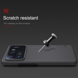 Husa Xiaomi Mi 11 Ultra -Nillkin Super Frosted Shield Case Albastra - Img 3