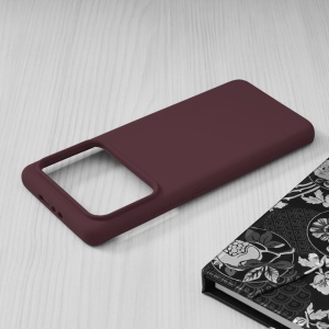 Husa Xiaomi Mi 11 Ultra -Soft Edge Silicone Mov Pruna - Img 4