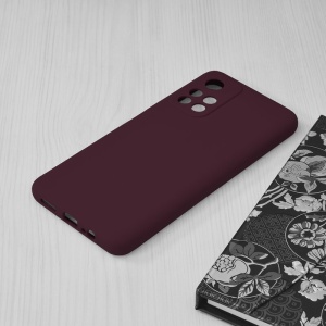 Husa Xiaomi Poco M4 Pro 5G -Soft Edge Silicone Violet Pruna - Img 3
