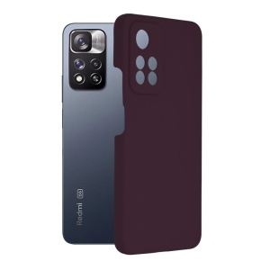 Husa Xiaomi Redmi Note 11 Pro+ Soft Edge Silicone Mov Pruna - Img 1