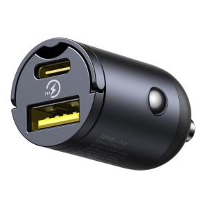 Incarcator auto Baseus Tiny Star Mini cu incarcare rapida port USB-A , USB C 30W - Img 5