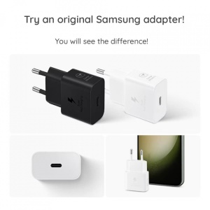 Incarcator original Samsung Fast Charging , PD 25W si cablu type C inclus alb - Img 6