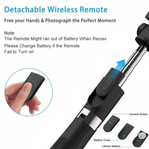 Telecomanda Bluetooth detasabila pentru selfie stick Techsuit