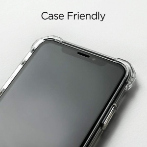 Sticla securizata Iphone 11 PRO MAX-Spigen Glass FC-margine neagra - Img 2