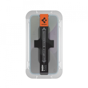 Sticla securizata iPhone 15 Pro Max Spigen Glas.tR EZ Fit - Img 8
