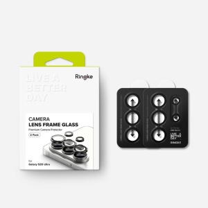 Sticla securizata pentru camera telefonului Samsung Galaxy S26 Ultra Ringke - Camera Lens Frame Glass Black X 2 buc - Img 7