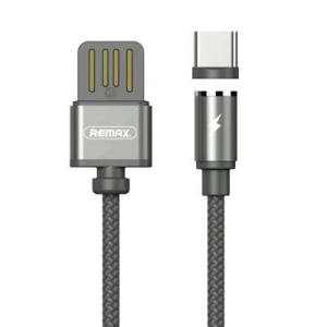 Cablu de date magnetic Remax Gravity RC-095a USB / Type C 1M-Negru - Img 1