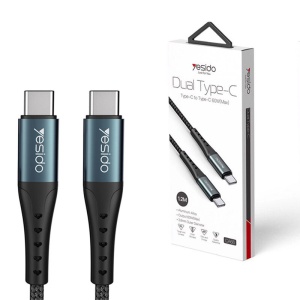 Cablu de date Type C la Type C Yesido Data Cable (CA-66) 1.2 M 60W - Img 5