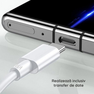 Cablu de date Xiaomi Mi cu incarcare rapida - USB Type C ,6A Bulk - Img 4