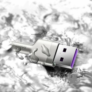 Cablu USB to USB-C Baseus Cafule Metal Series , 66W, 6A, 25 cm - Img 6