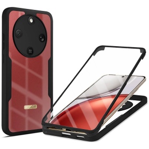 Husa Honor Magic 8 Lite ColorVerse 360 + Screen Protector margine neagra