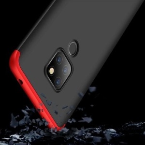 Husa Huawei Mate 30 Lite -GKK 360 Front and Back Case Full Body Cover - Negru cu Rosu - Img 3